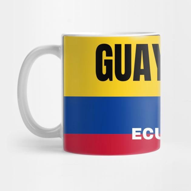 Guayaquil City in Ecuadorian Flag Colors by aybe7elf